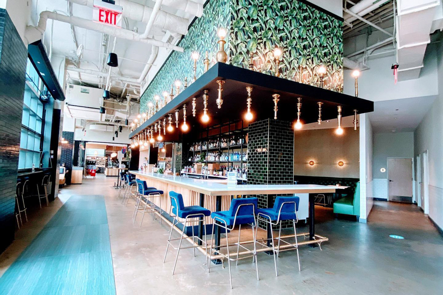 Inside Bar area for The Roost