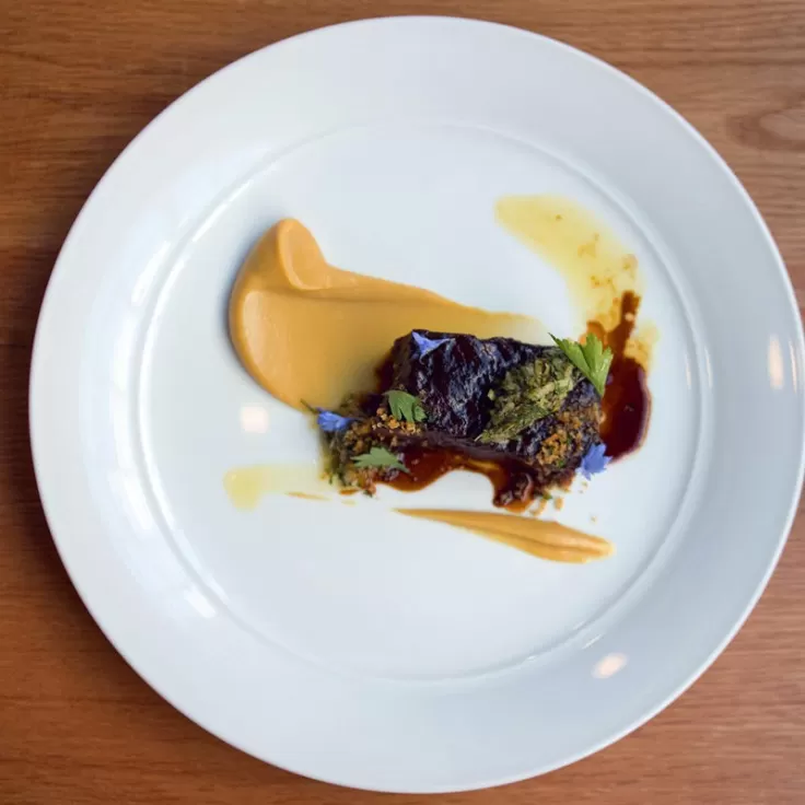 @gravitasdc - Colorful dish at Gravitas in DC's Ivy City neighborhood - Where to eat and drink in Ivy City