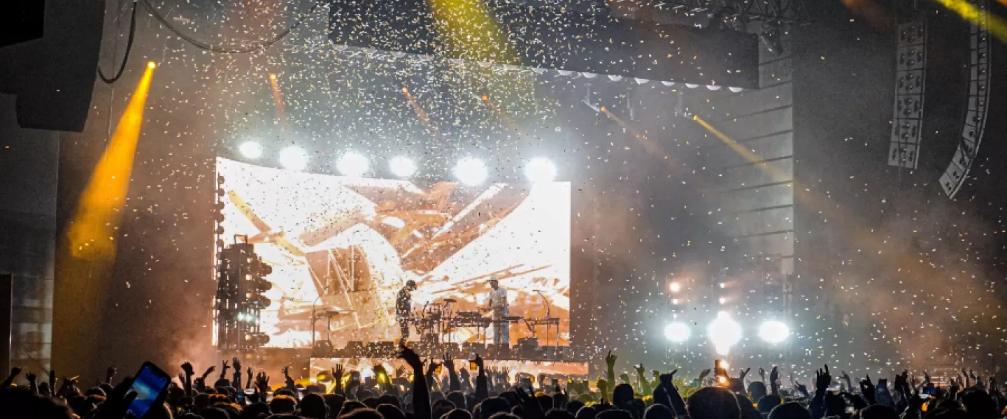 The Anthem during a concert 