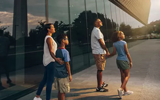 Family touring DC