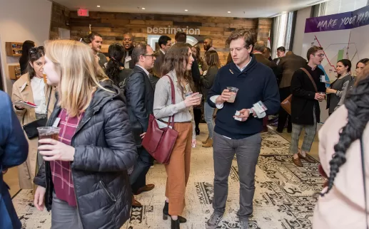 DDC Open House Member Event - Members talking