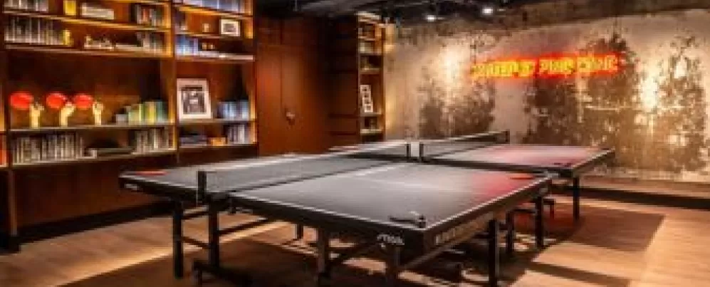 ping pong table at Spin DC